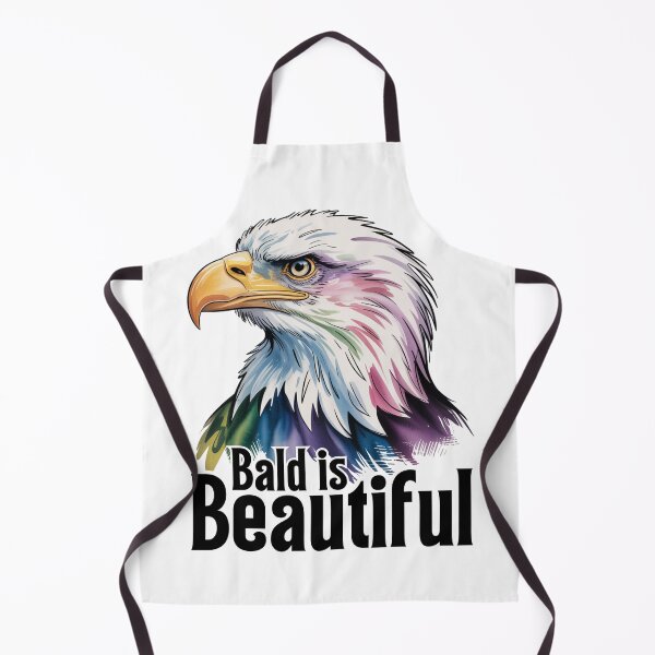Item preview, Bald Is Beautiful - Bald Eagle Funny Patriotic Bird Pun USA Design designed and sold by ArcticFoxStudio.
