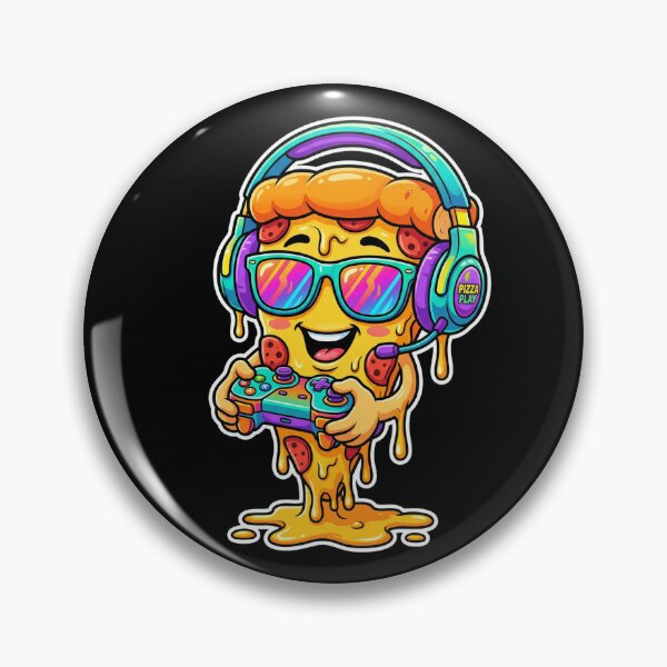 Item preview, Pizza Gamer Video Games Pizza Play designed and sold by dudelinart.