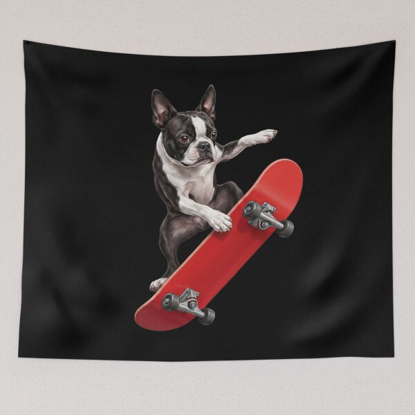 Item preview, Boston Terrier Skateboarding Skate Dog Dad Lover designed and sold by TerryConnells.