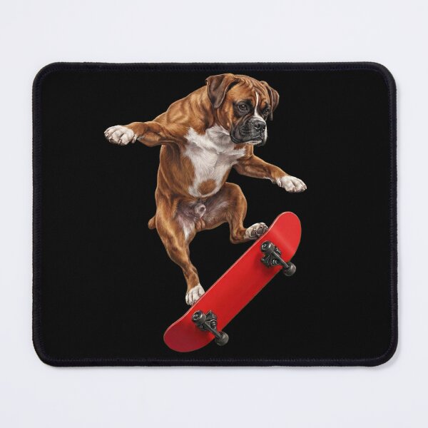 Item preview, Boxer Dog Skateboarding Skate Dog Dad Lover designed and sold by TerryConnells.
