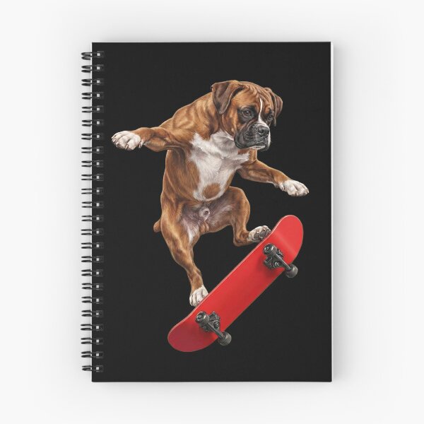 Item preview, Boxer Dog Skateboarding Skate Dog Dad Lover designed and sold by TerryConnells.