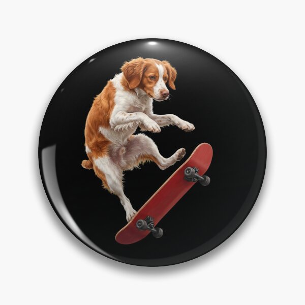 Item preview, Brittany Skateboarding Skate Dog Dad Lover designed and sold by TerryConnells.