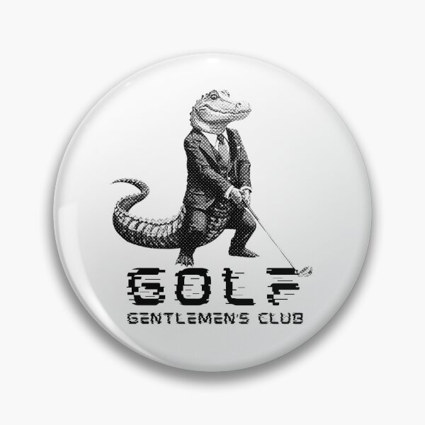Item preview, Golf Gentlemens Club Alligator Golf Player designed and sold by TrueArtsStore.