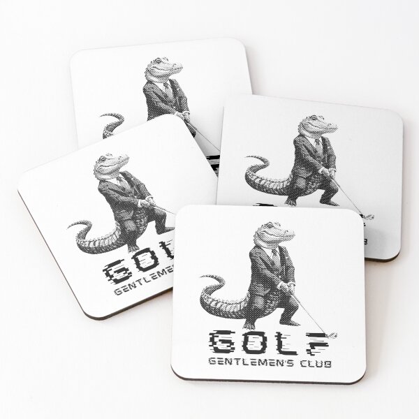 Item preview, Golf Gentlemens Club Alligator Golf Player designed and sold by TrueArtsStore.