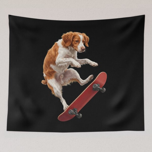 Item preview, Brittany Skateboarding Skate Dog Dad Lover designed and sold by TerryConnells.
