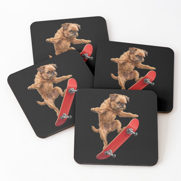 Item preview, Brussels Griffon Skateboarding Skate Dog Dad Lover designed and sold by TerryConnells.