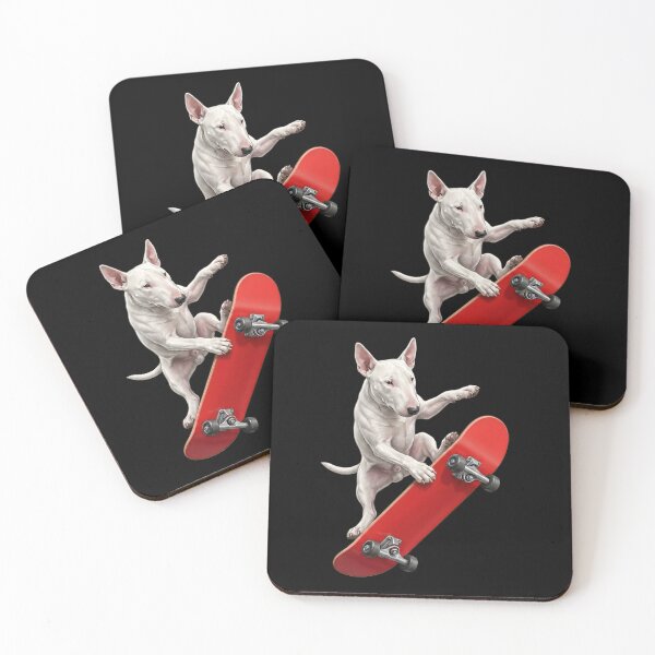 Item preview, Bull Terrier Skateboarding Skate Dog Dad Lover designed and sold by TerryConnells.