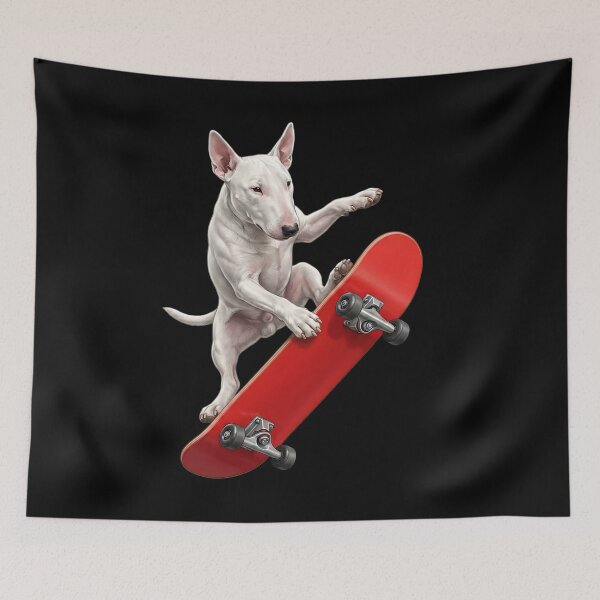 Item preview, Bull Terrier Skateboarding Skate Dog Dad Lover designed and sold by TerryConnells.