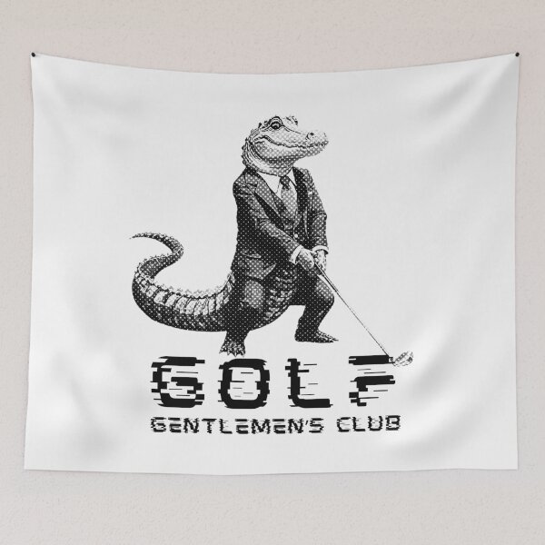 Item preview, Golf Gentlemens Club Alligator Golf Player designed and sold by TrueArtsStore.