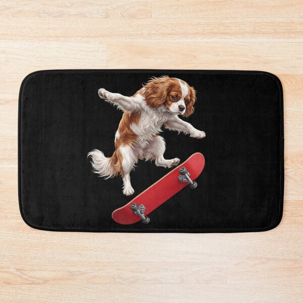 Item preview, Cavalier King Charles Spaniel Skateboarding Skate Dog Dad Lover designed and sold by TerryConnells.