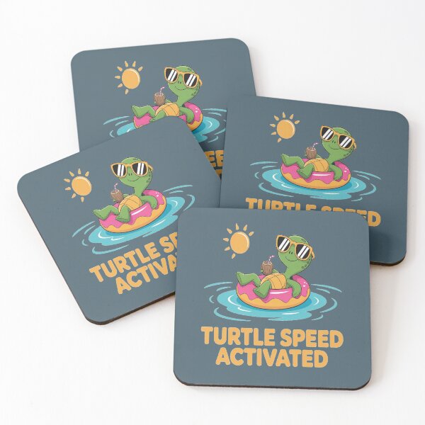 Item preview, Turtle Speed Activated Funny Goa Beach | Lazy Vacation Summer Turtle Design designed and sold by Globalcitytees.
