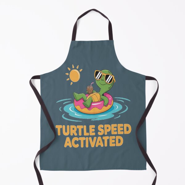 Item preview, Turtle Speed Activated Funny Goa Beach | Lazy Vacation Summer Turtle Design designed and sold by Globalcitytees.