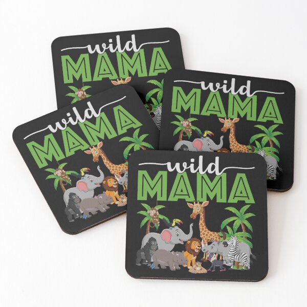 Item preview, wild mama safari animals birthday born two be wild b-day  designed and sold by mariazin.