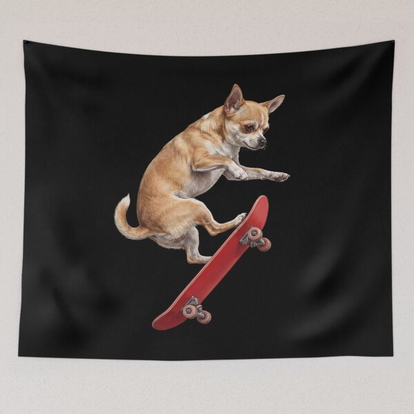 Item preview, Chihuahua Skateboarding Skate Dog Dad Lover designed and sold by TerryConnells.