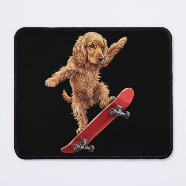 Item preview, Cocker Spaniel Skateboarding Skate Dog Dad Lover designed and sold by TerryConnells.