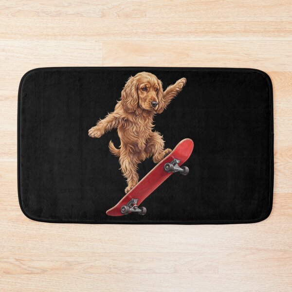 Item preview, Cocker Spaniel Skateboarding Skate Dog Dad Lover designed and sold by TerryConnells.