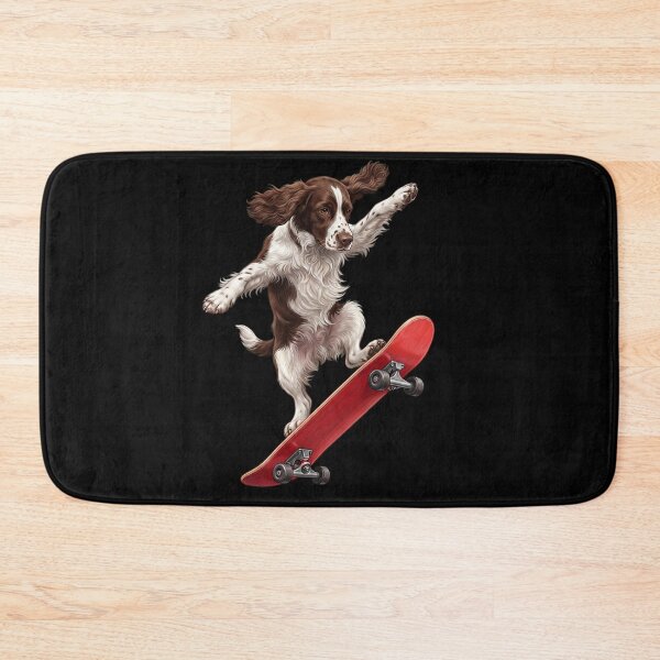 Item preview, English Springer Spaniel Skateboarding Skate Dog Dad Lover designed and sold by TerryConnells.