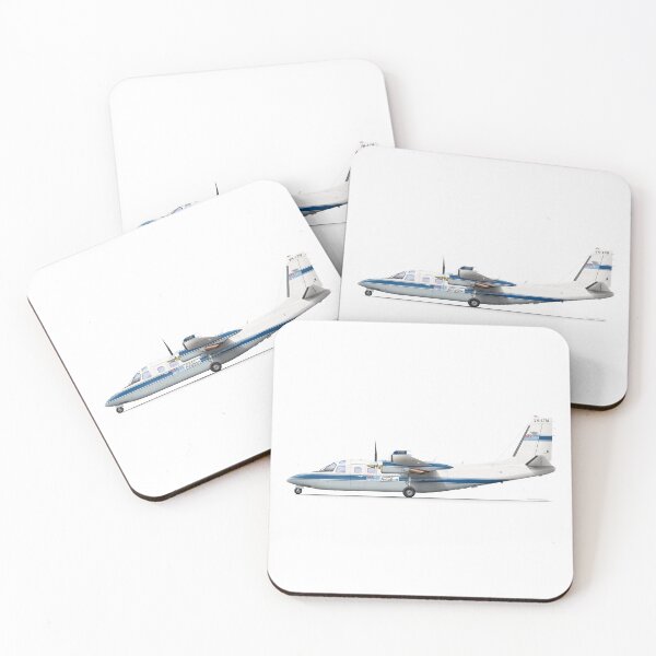 Item preview, AERO COMMANDER 695A VH-LTM DOA 1984 designed and sold by Grubby Fingers Aircraft Illustration.