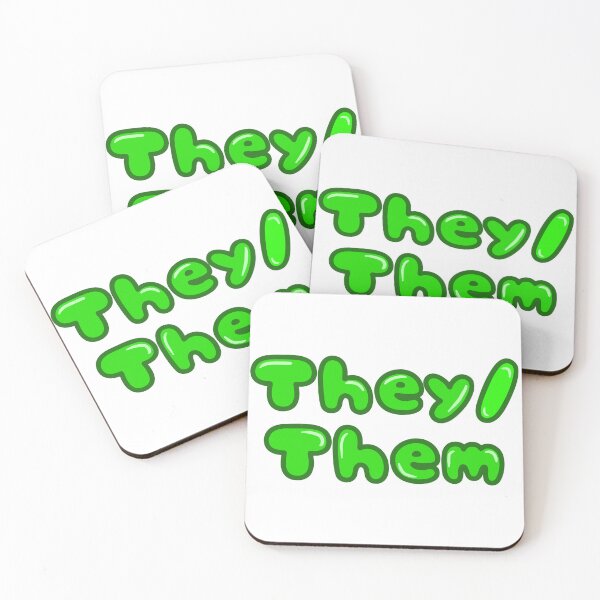 Item preview, They / Them Pronouns - Bubble  designed and sold by cherrynat1.