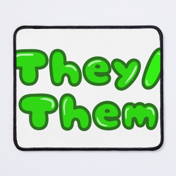 Item preview, They / Them Pronouns - Bubble  designed and sold by cherrynat1.