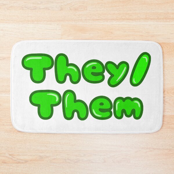 Item preview, They / Them Pronouns - Bubble  designed and sold by cherrynat1.