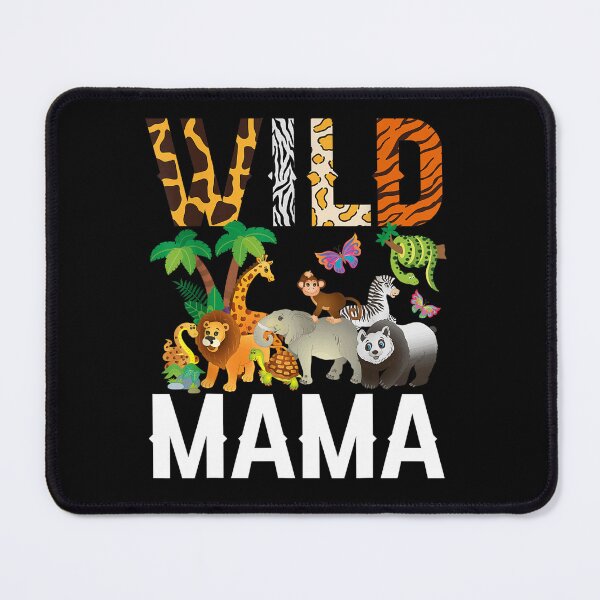 Item preview, wild mama safari animals birthday born two be wild b-day  designed and sold by mariazin.