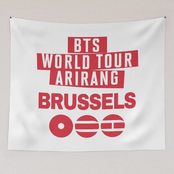 Artikelvorschau, BTS Welttournee 2026 Arirang. BRÜSSEL. entworfen und verkauft von EunsooLee.