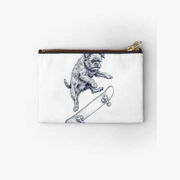 Item preview, Vintage Affenpinscher Skateboarding Skate Dog Dad Lover designed and sold by DoodleTortle.