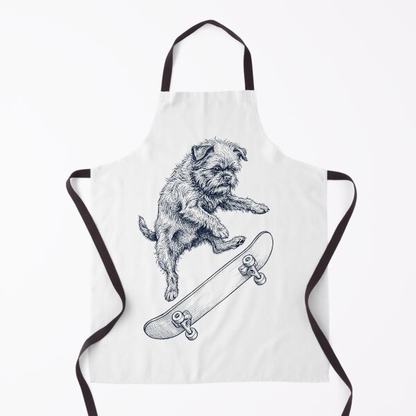 Item preview, Vintage Affenpinscher Skateboarding Skate Dog Dad Lover designed and sold by DoodleTortle.