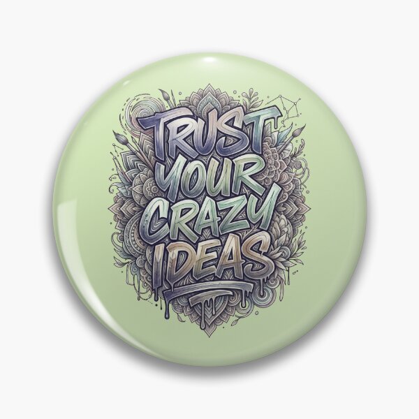 Item preview, Trust Your Crazy Ideas Minimalist Typography designed and sold by MarCinu Art.