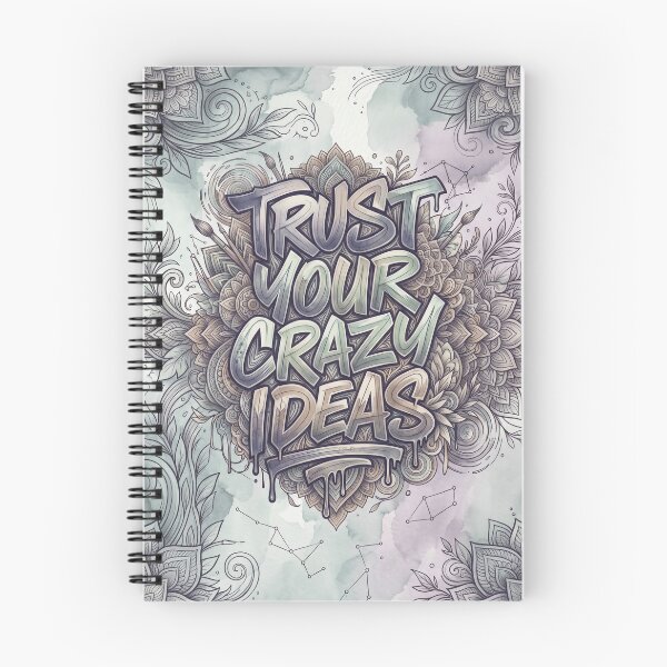 Item preview, Trust Your Crazy Ideas Minimalist Typography designed and sold by MarCinu Art.