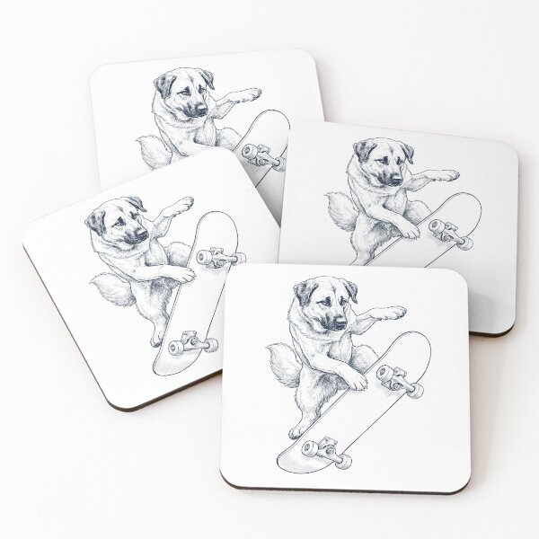 Item preview, Vintage Anatolian Shepherd Dog Skateboarding Skate Dog Dad Lover designed and sold by DoodleTortle.