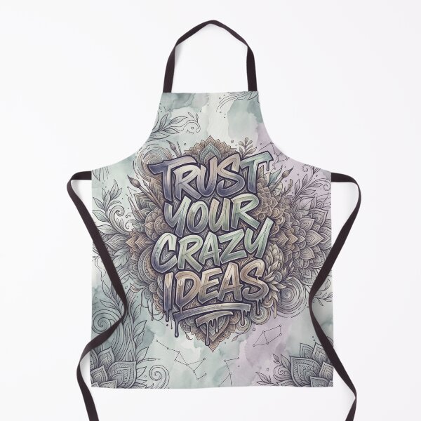 Item preview, Trust Your Crazy Ideas Minimalist Typography designed and sold by MarCinu Art.
