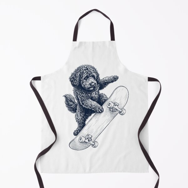 Item preview, Vintage Barbet Skateboarding Skate Dog Dad Lover designed and sold by DoodleTortle.