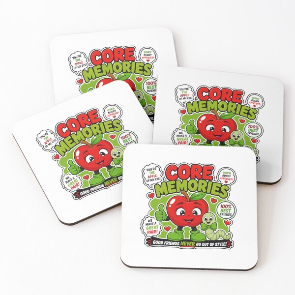 Item preview, Core Memories T-Shirt Cute Apple and Worm Best Friends Graphic designed and sold by Aimetoi.