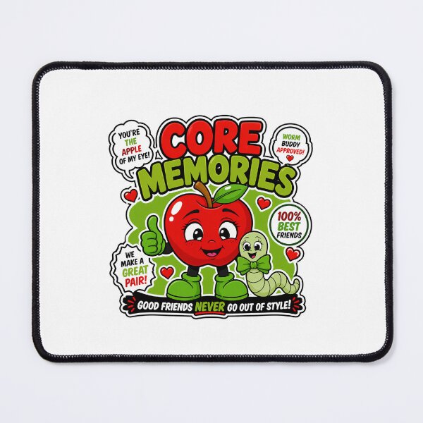 Item preview, Core Memories T-Shirt Cute Apple and Worm Best Friends Graphic designed and sold by Aimetoi.