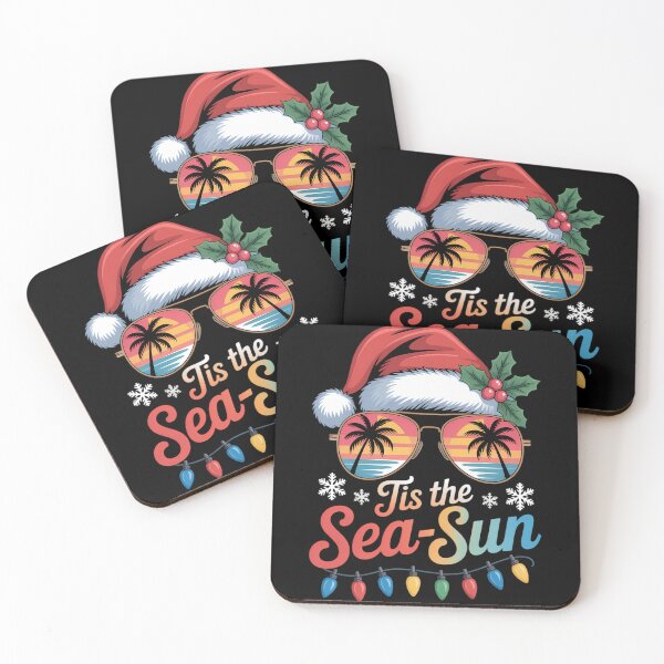 Item preview, Tis The Sea Sun Santa Beach Summer Christmas In July Summer designed and sold by TrinaEspinoza.