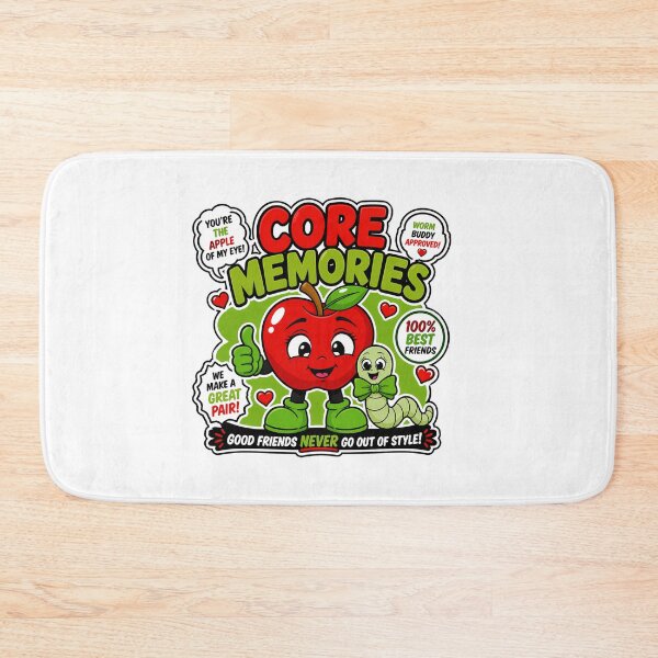 Item preview, Core Memories T-Shirt Cute Apple and Worm Best Friends Graphic designed and sold by Aimetoi.
