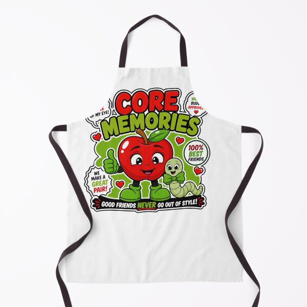 Item preview, Core Memories T-Shirt Cute Apple and Worm Best Friends Graphic designed and sold by Aimetoi.