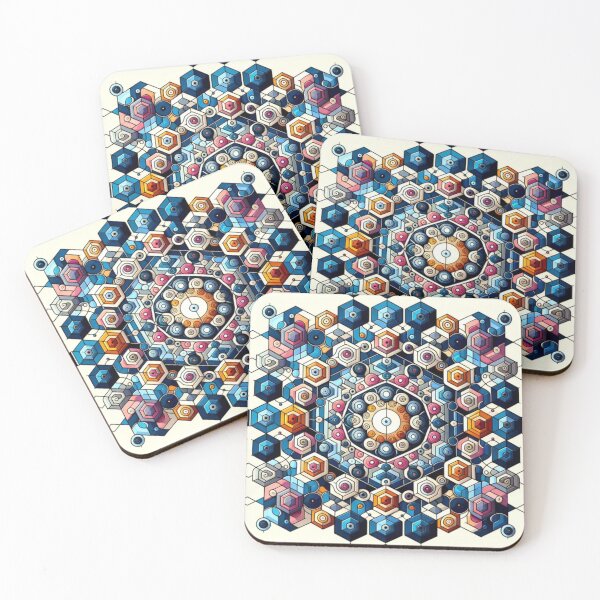 Item preview, Infinite Geometry – Psychedelic Mandala Pattern designed and sold by EchoWave11.