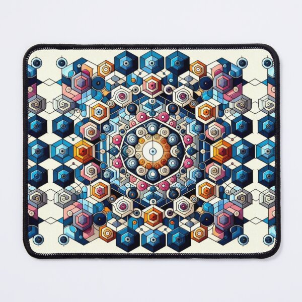 Item preview, Infinite Geometry – Psychedelic Mandala Pattern designed and sold by EchoWave11.