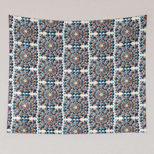 Item preview, Infinite Geometry – Psychedelic Mandala Pattern designed and sold by EchoWave11.