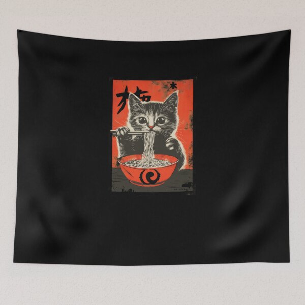 Item preview, Ramen Kats Japan #786 designed and sold by triglavis-art.
