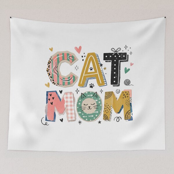 Item preview, Cat Mom Funny Vintage Cat Lovers Mothers Day designed and sold by SecretDicer.