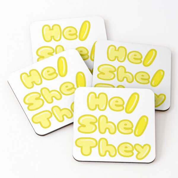 Item preview, He / She / They Pronouns - Bubble  designed and sold by cherrynat1.