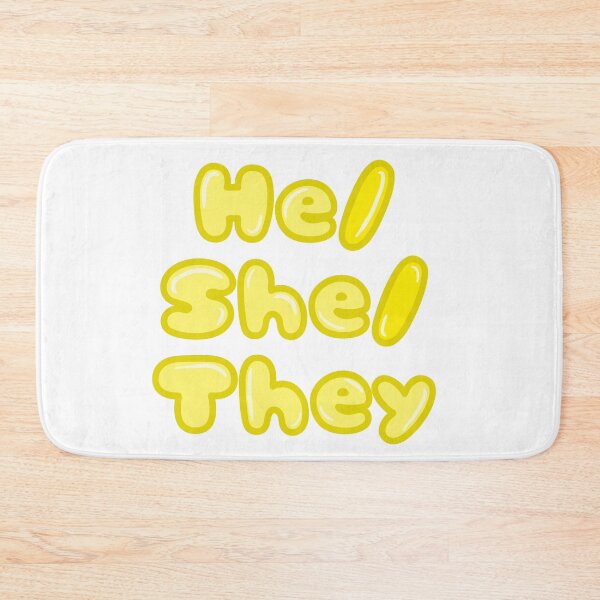 Item preview, He / She / They Pronouns - Bubble  designed and sold by cherrynat1.