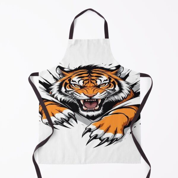 Item preview, “Roaring Tiger Sticker | Fierce Wild Animal | Jungle Predator Design” designed and sold by Kanvasly.