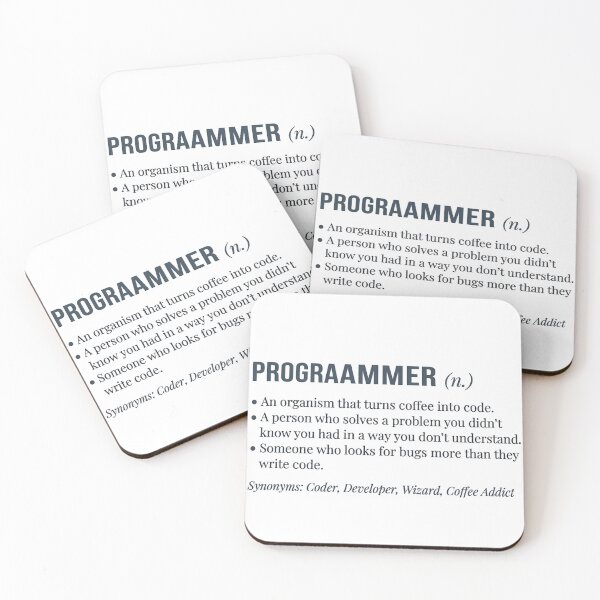 Item preview, Programmer Definition Print - Minimalist Dictionary Style Wall Art, Student Gift Poster, Office Decor for Software Developers designed and sold by Zeyzep.