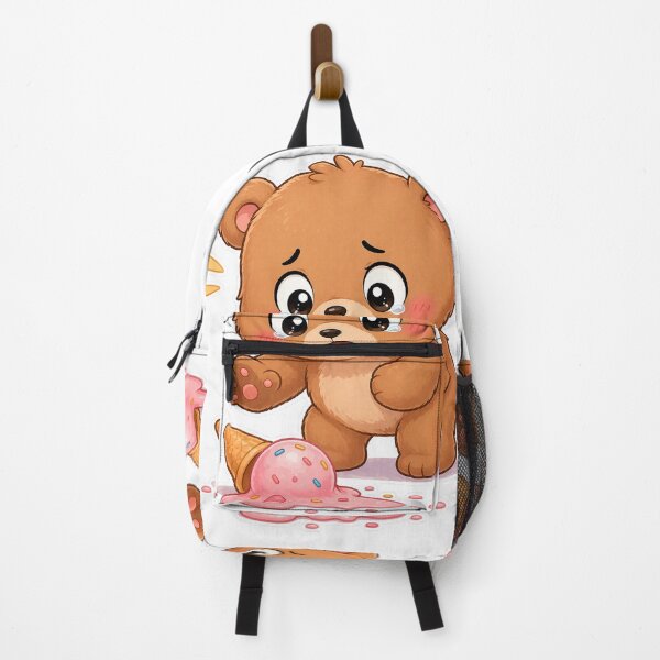 Item preview, Cute Bear Dropped Ice Cream Sad Moment designed and sold by Sadia Jannat.