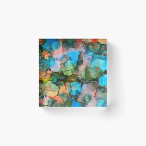 Item preview, Water drops alcohol ink painting  designed and sold by disabilitymum.